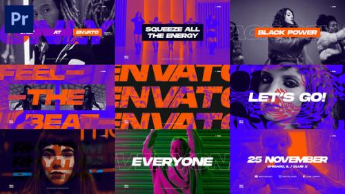 Videohive - Dynamic Music Event Promo / EDM Festival Opener / Night Club Party Invitation / Typography Intro - 42869111 - 42869111