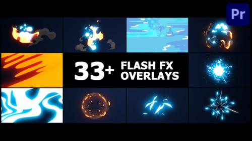 Videohive - Flash FX Overlay Pack | Premiere Pro MOGRT - 42881277 - 42881277