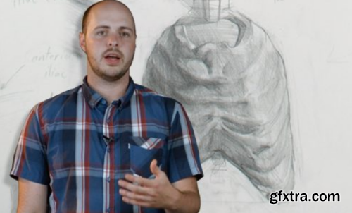 New Masters Academy -  How to Draw the Pelvis & Ribcage with Iliya Mirochnik