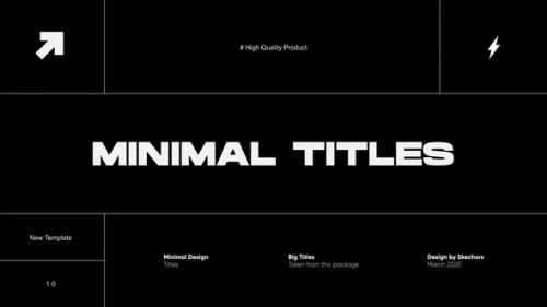 Videohive - Minimal Titles | FCPX - 42905552 - 42905552