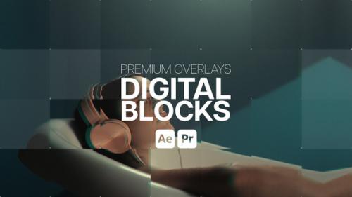 Videohive - Premium Overlays Digital Blocks - 42905625 - 42905625