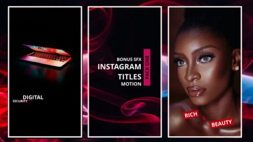 Videohive - Instagram Titles Pack - 42906524 - 42906524