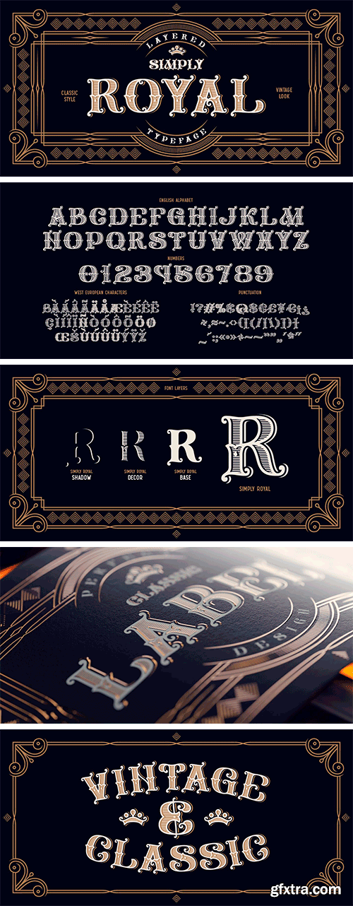 Simply Royal Font Family