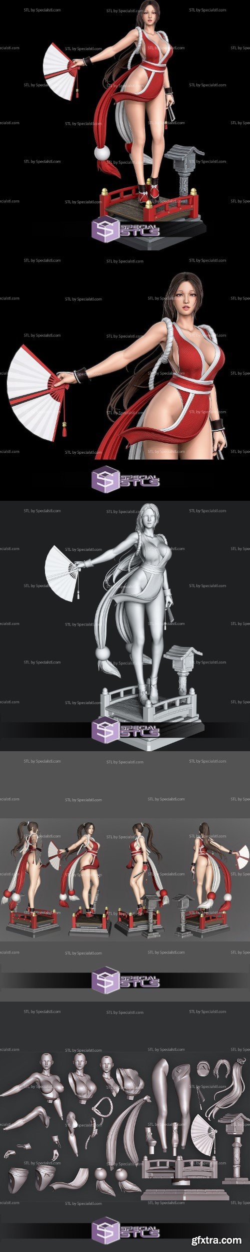 Mai Shiranui by KITSUNE – 3D Print