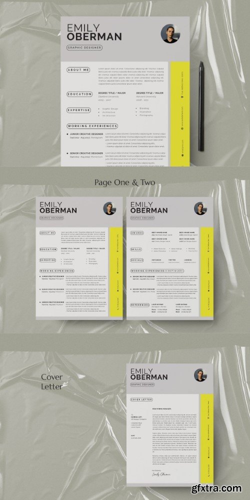 Resume / CV Template TG3ZC83