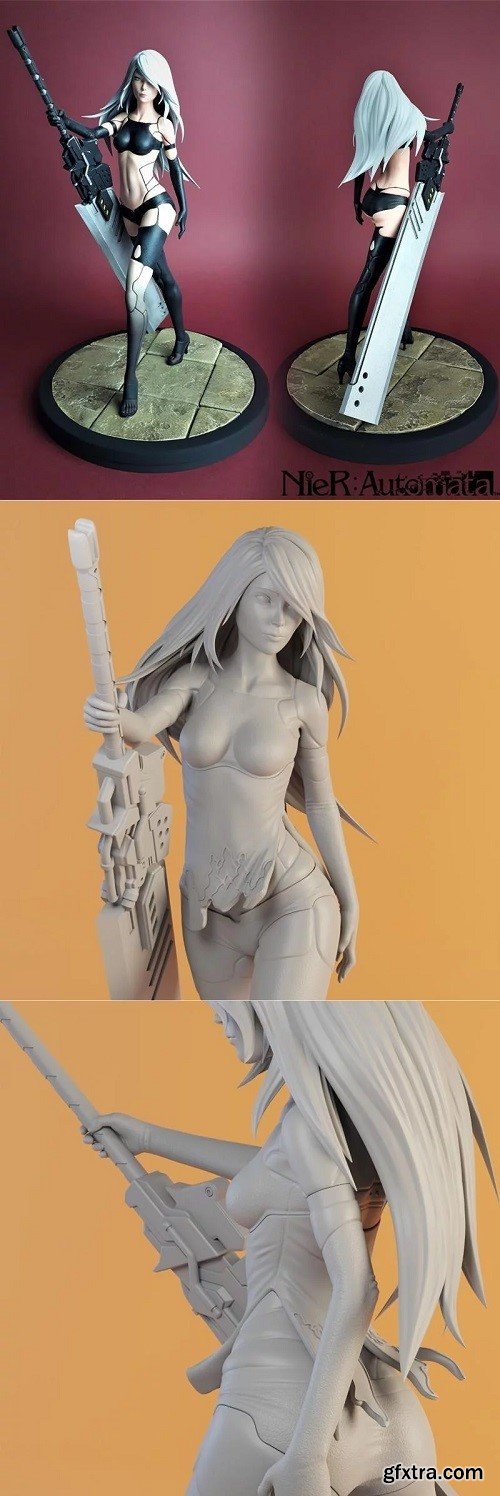 A2 Nier Automata figurine – 3D Print