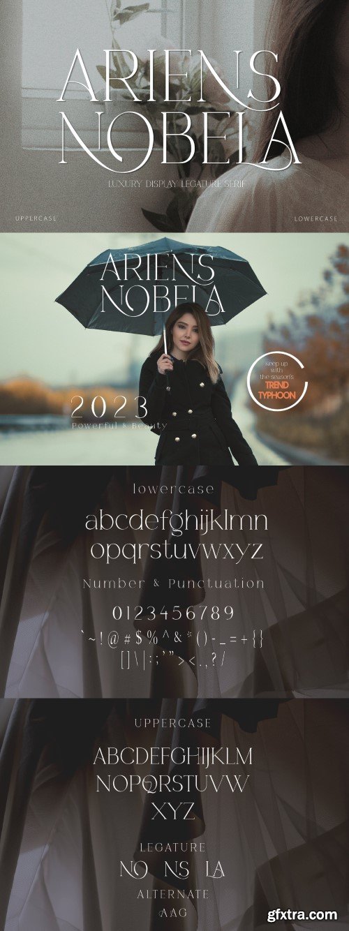 Ariens Nobela - Luxury Font