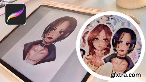 Draw Anime Sticker Designs in Procreate (Complete Workflow)