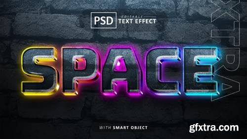 Space psd text effects