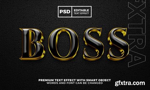 Psd Boss text effect style