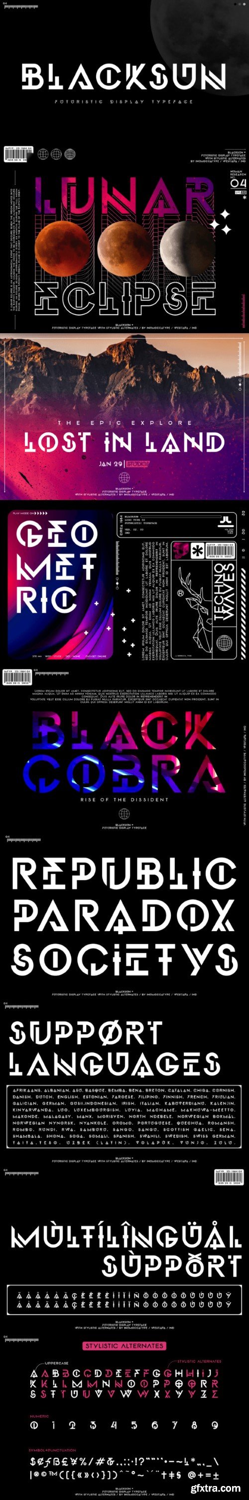 Blacksun Font