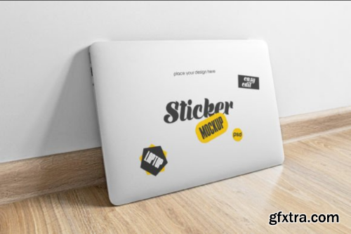 Creativemarket - Sticker MacBook Air Mockup 12167022