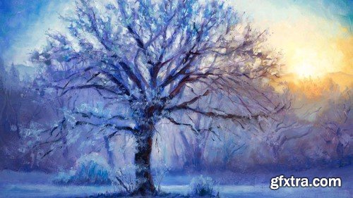 Impressionism: Paint this Winter Scene in Oil or Acrylic