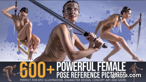 ArtStation - Grafit Studio - 600+ Powerful Female Pose Reference Pictures