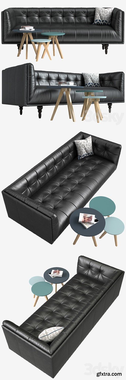 Sofa made connor table orion