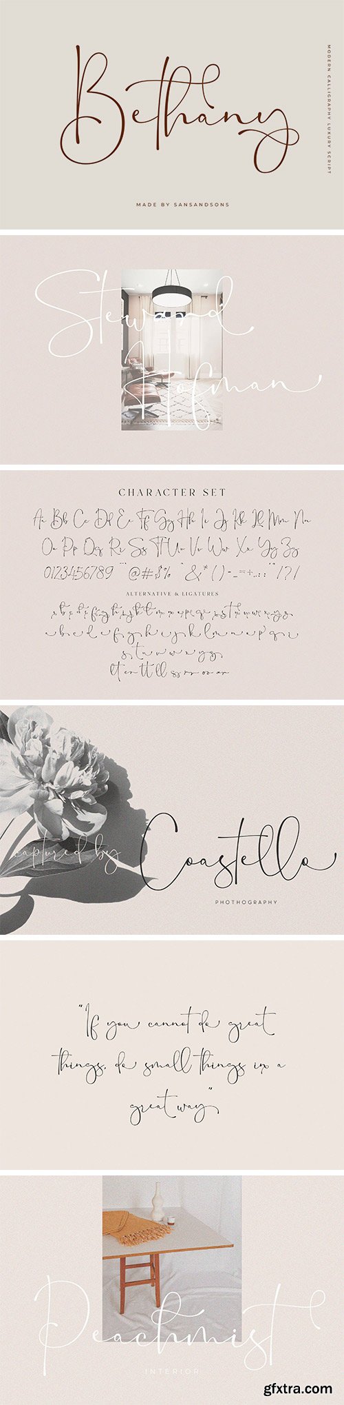 Bethany Script - Elegant Font