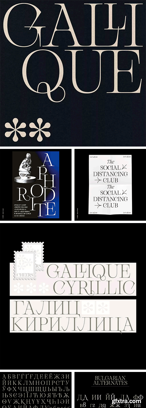 Gallique Typeface