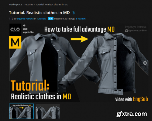 ArtStation – Realistic clothes in Marvelous Designer