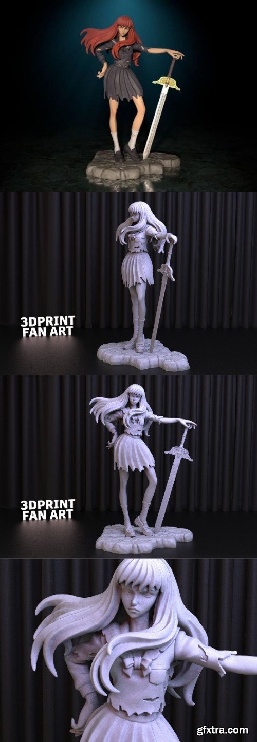 Youko Nakajima – Twelve Kingdoms – 3D Print