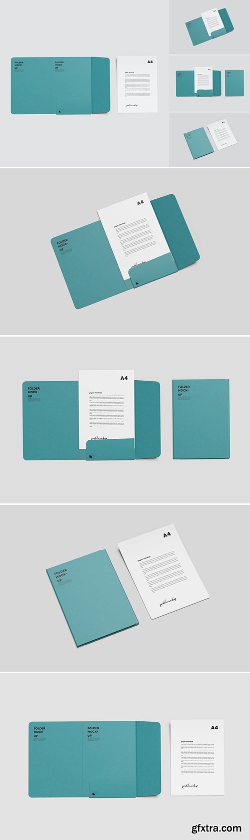 A4 Document Folder Mockup LCULNRD