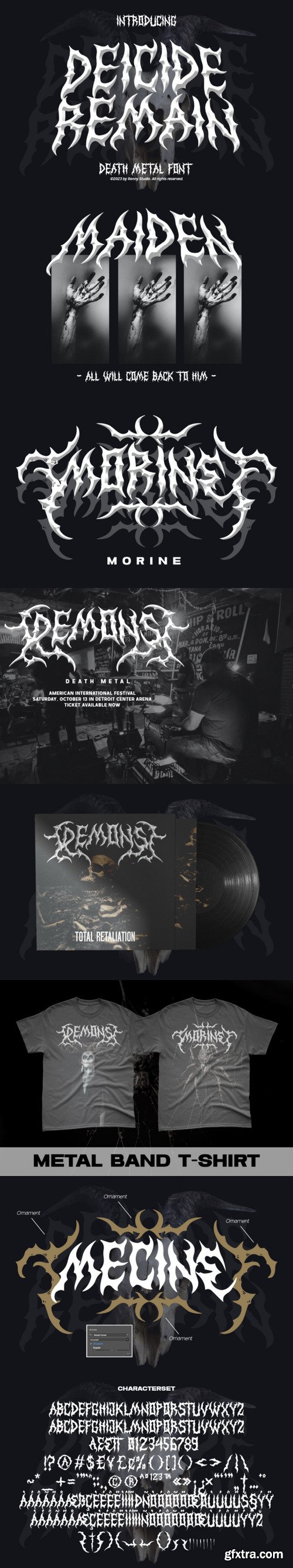 Deicide Remain Font