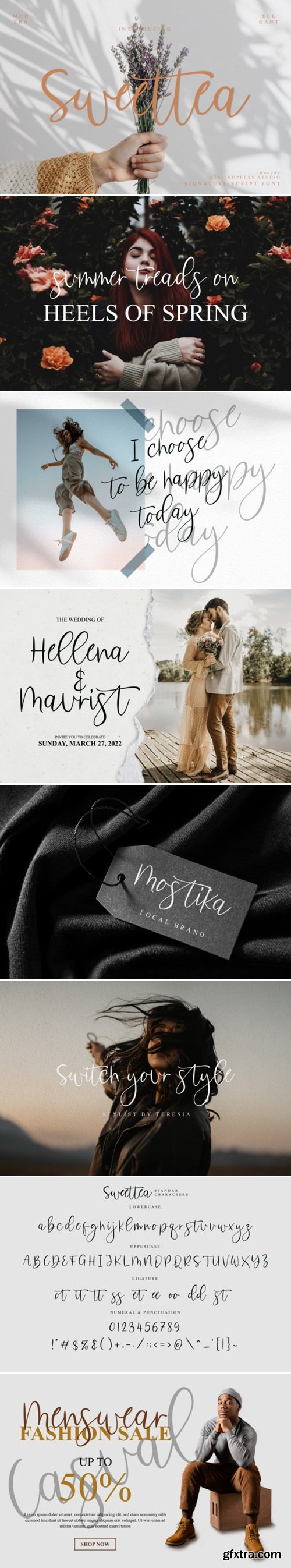 Sweettea Script Font