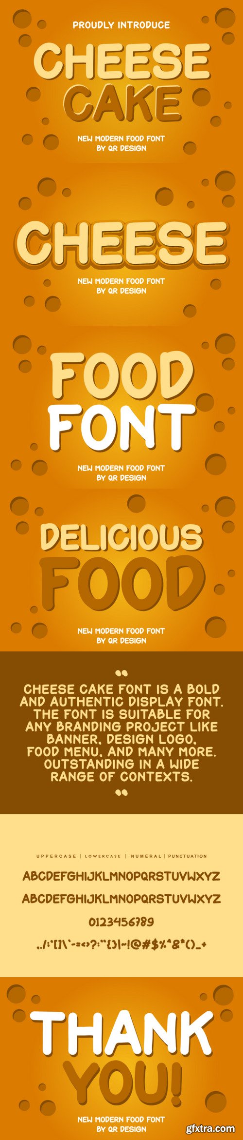 Cheese Cake Font