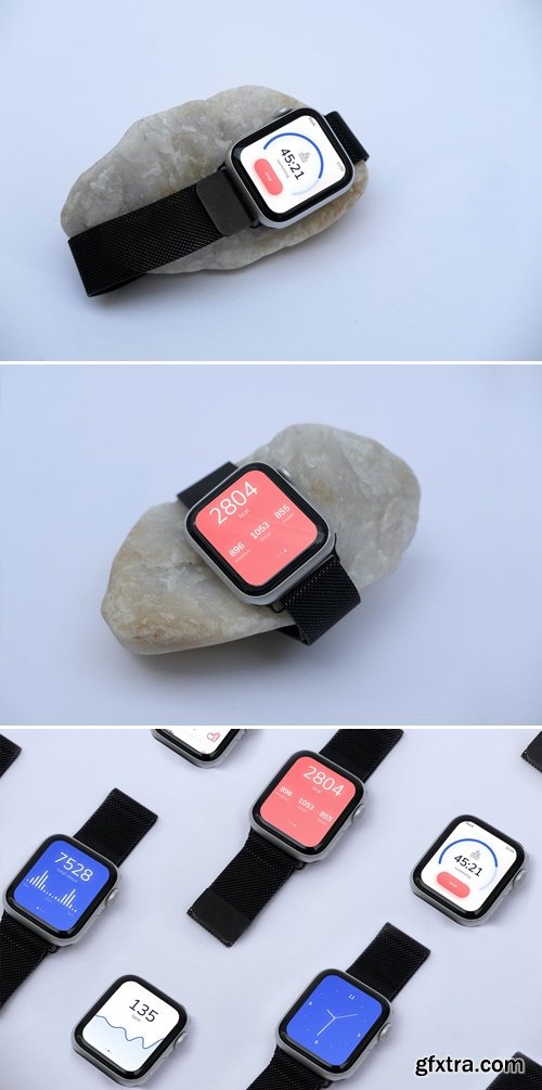 iWatch App Mockup YB9EQJJ