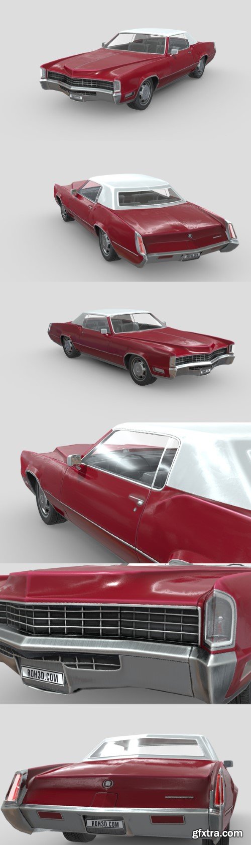 Cadillac Eldorado Fleetwood 1967 3d model