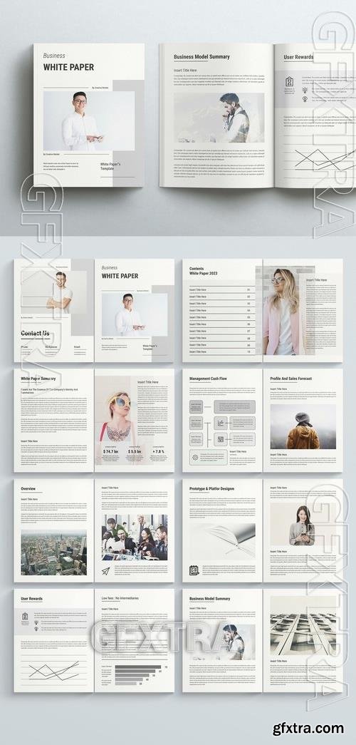 Minimal White Paper Layout 522113497