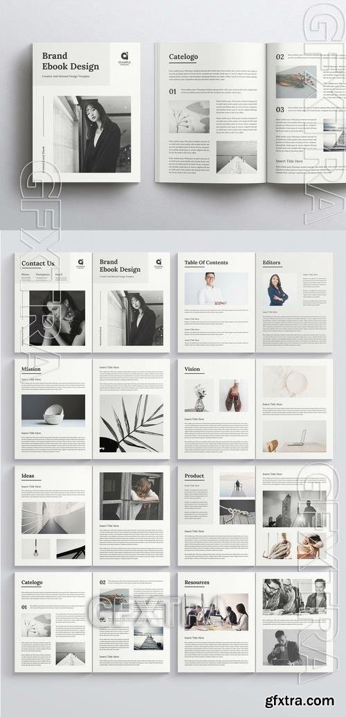 Brand ebook Magazine Layout 522113499