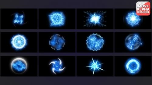 Videohive - Energy Shockwave Explosions | Motion Graphics Pack - 42951093 - 42951093