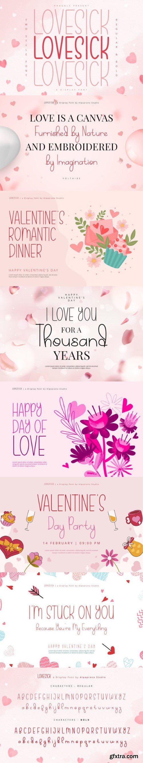 Lovesick Font