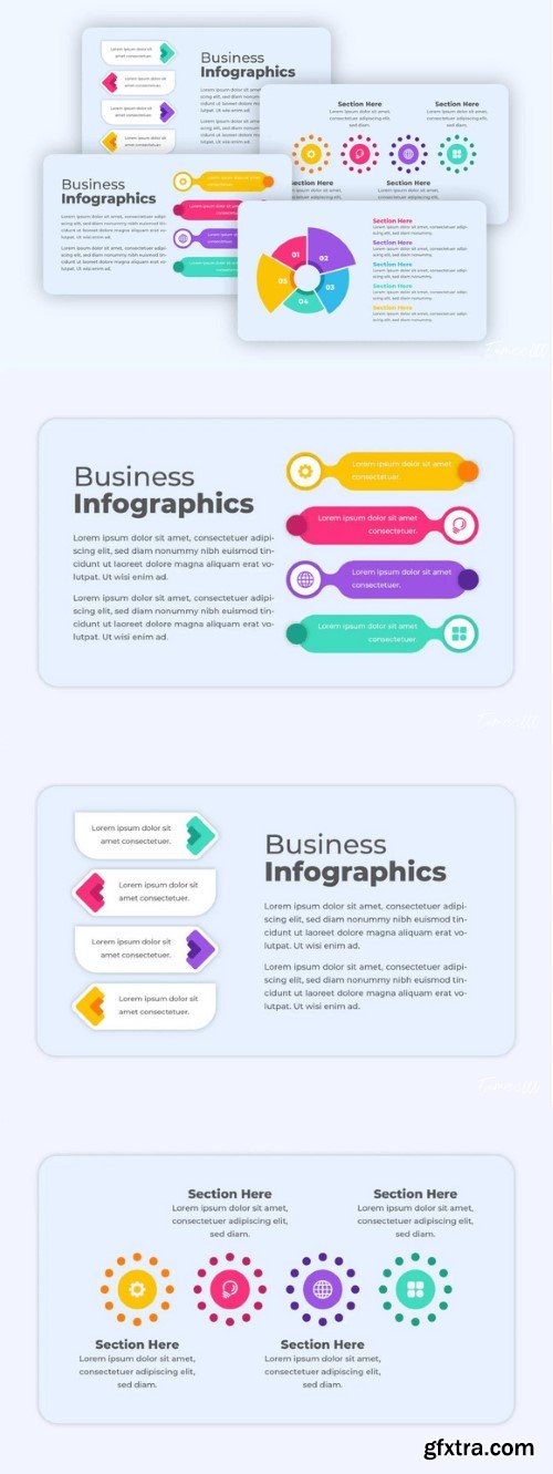 Set of Creative Infographics