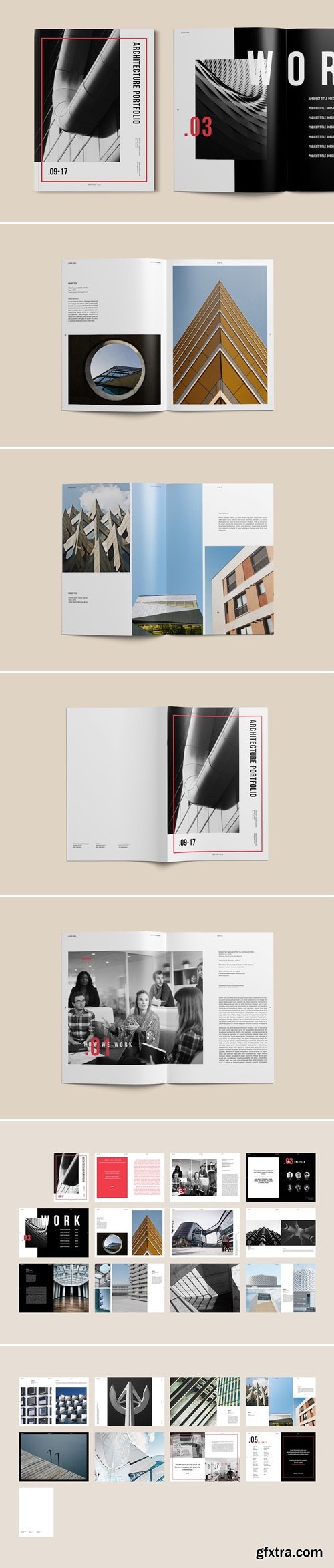 Architecture Portfolio Template 9JCLUJT