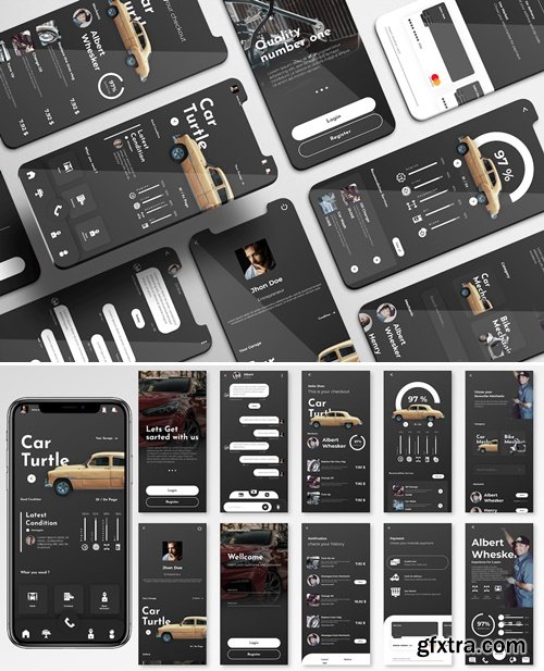 Cartronik UI Kit - Vehicle Services Apps LPN7BQT