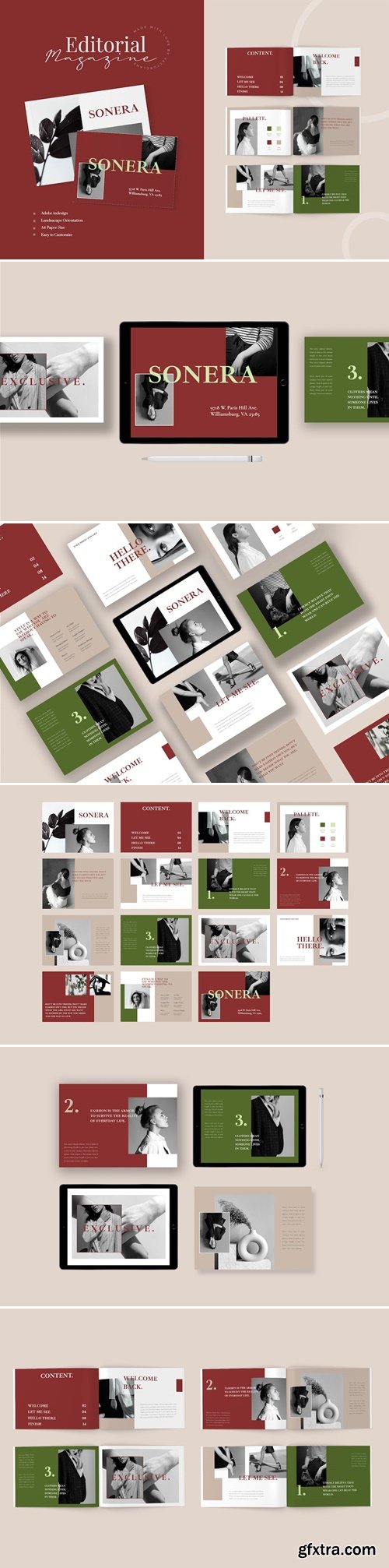 Editorial Magazine Template 5BZQ89X