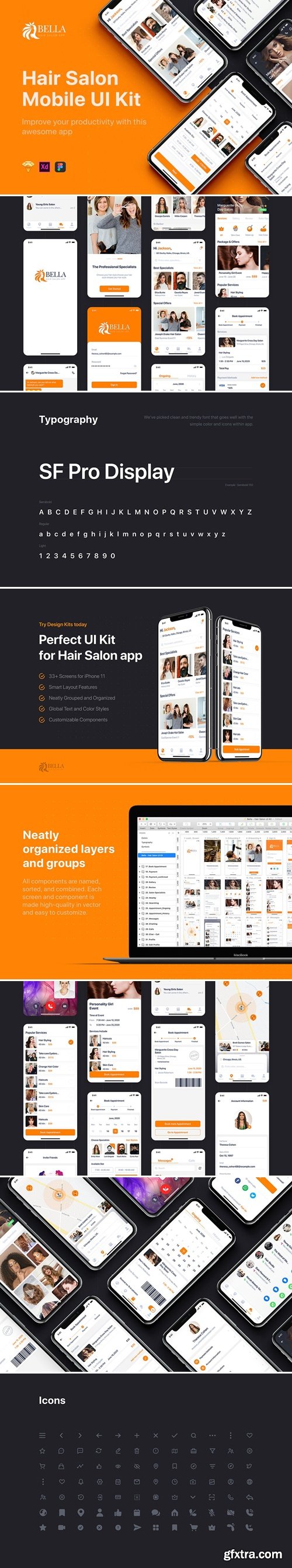 Bella - Hair Salon UI Kit 9RMACRS