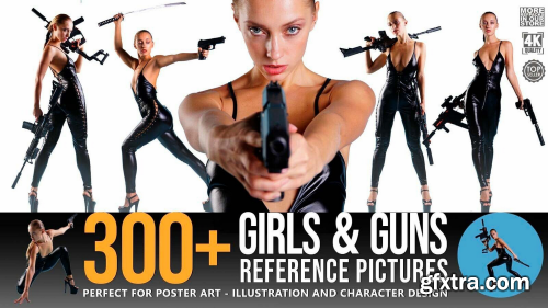 ArtStation - Grafit Studio - 300+ Girls & Guns Reference Pictures