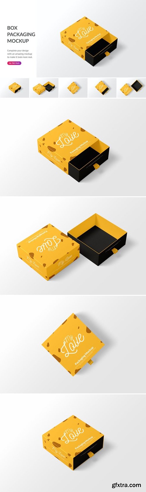 Box Packaging Mockup DR8452W