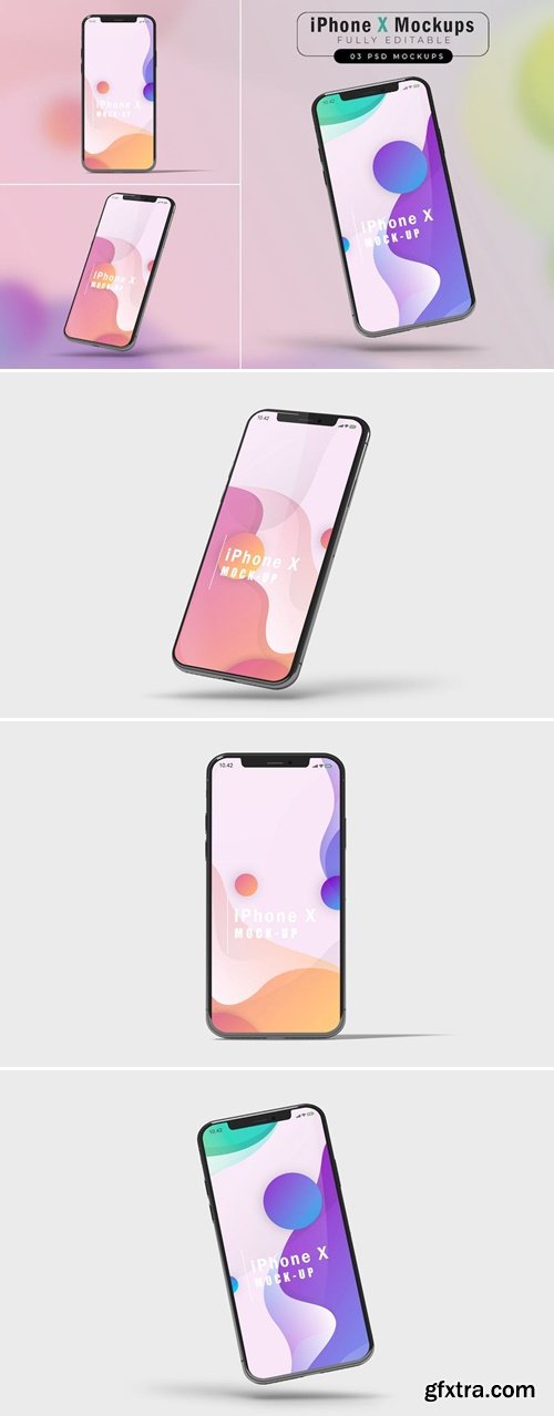 iPhone X Mockups V.6 W6SMDCT