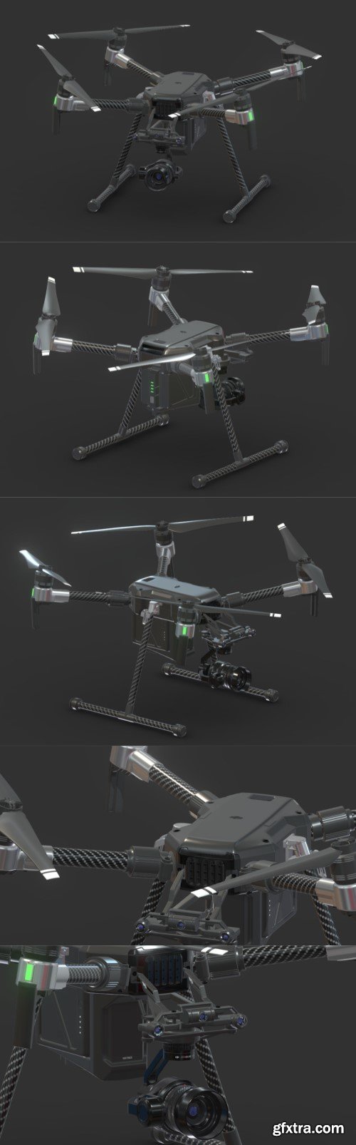 DJI Matrice 200 Drone 3d model