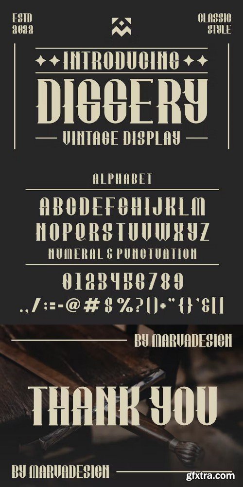 DIGGERY FONT