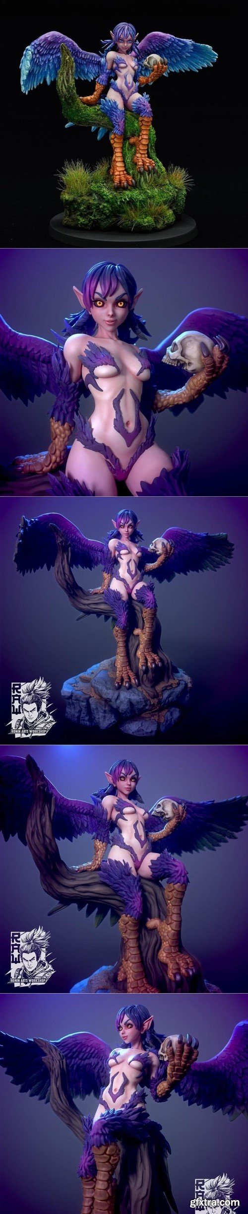 RAW – vivi the harpy – 3D Print