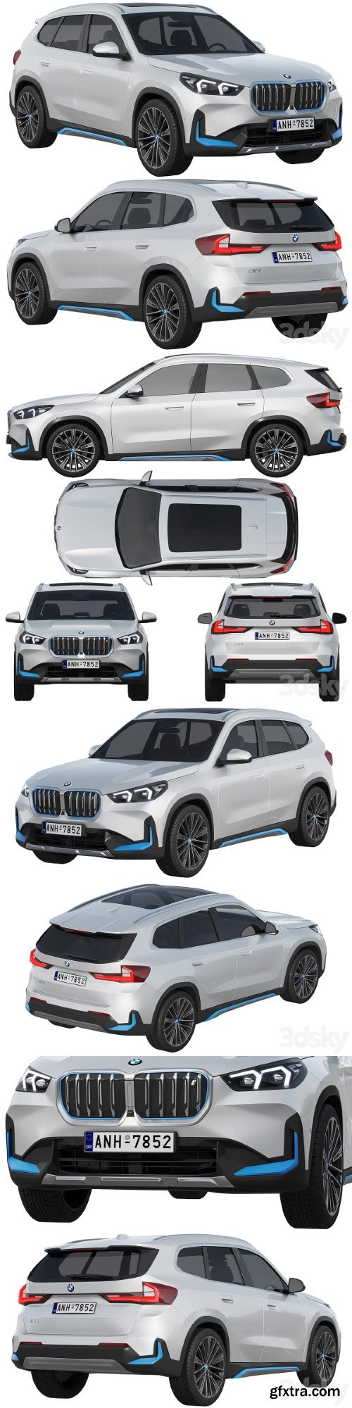 BMW X1 2022 3d model