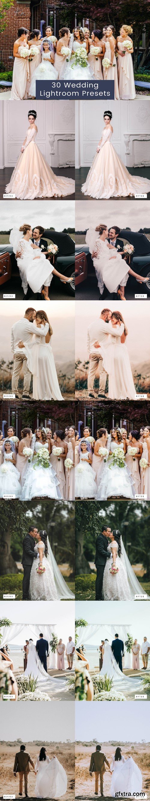 30 Wedding Lightroom Presets SWEDPS4