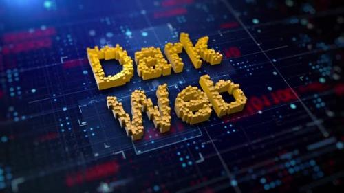 Videohive - Pixelated Word Dark Web - 42970754 - 42970754