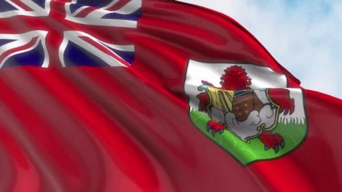 Videohive - Bermuda Flag Waving - 42970758 - 42970758