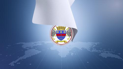 Videohive - Cloth Saint Barthelemy Flag Reveal - 42970770 - 42970770