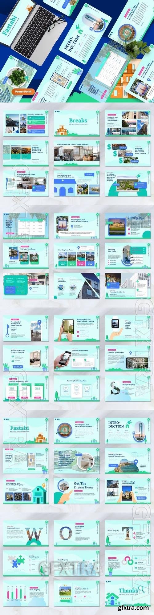 Fastabi - Real Estate Powerpoint Template 8LZABGS